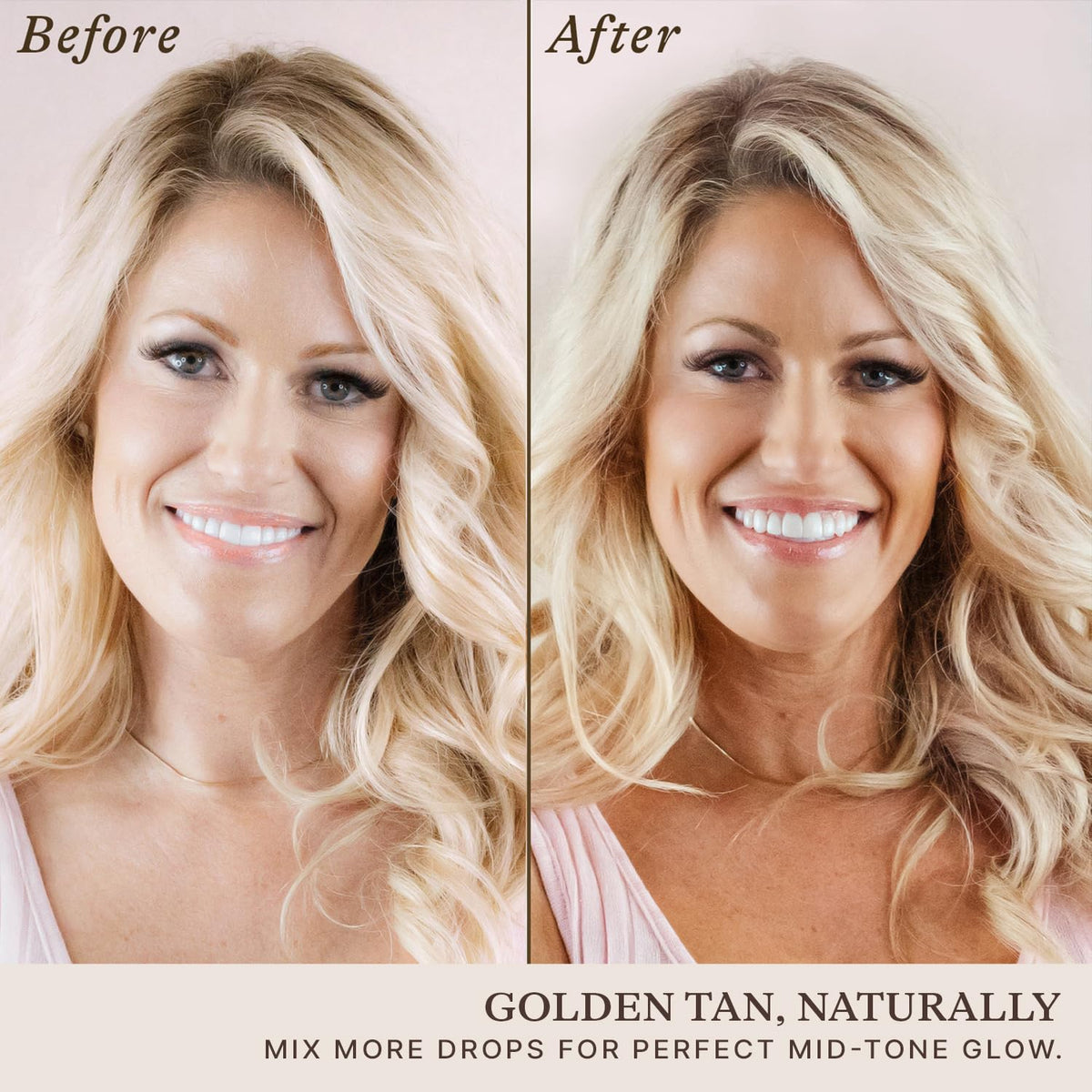 Self Tanning Drops - USA Made with Natural & Organic Ingredients, Medium Face Tanning Drops to Add to Lotion - FENGGESTORE20