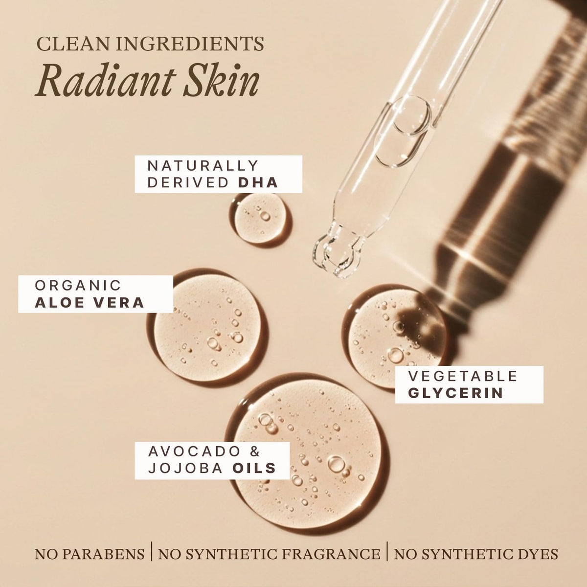 Self Tanning Drops - USA Made with Natural & Organic Ingredients, Medium Face Tanning Drops to Add to Lotion - FENGGESTORE20