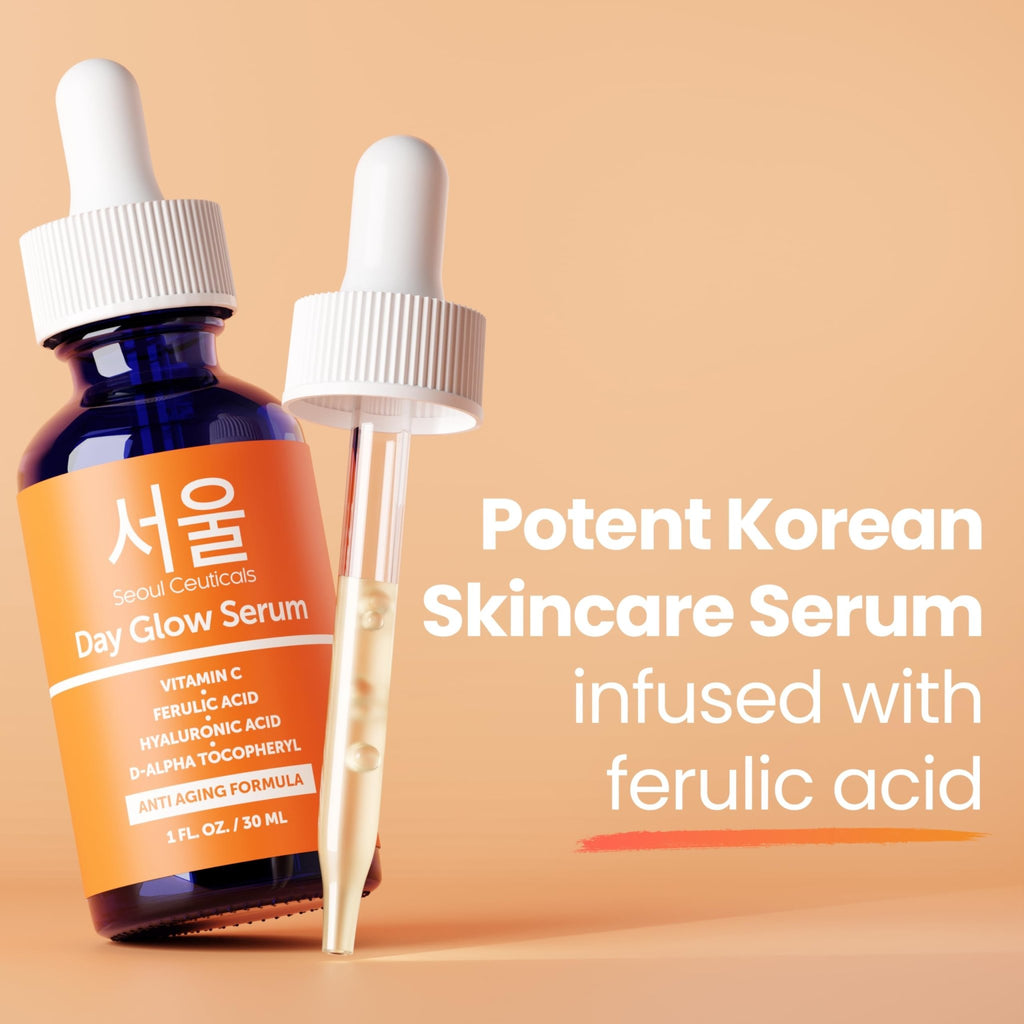 SeoulCeuticals Korean Skin Care 20% Vitamin C Hyaluronic Acid Serum + CE Ferulic Acid - FENGGESTORE20
