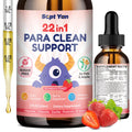 SEPT YAN 22 in 1 Parasite Cleanse for Humans & Kids, Herbal Gut Cleanse Liquid Drops with Wormwood, Black Walnut, Clove, Chlorella, Oregano, - FENGGESTORE20
