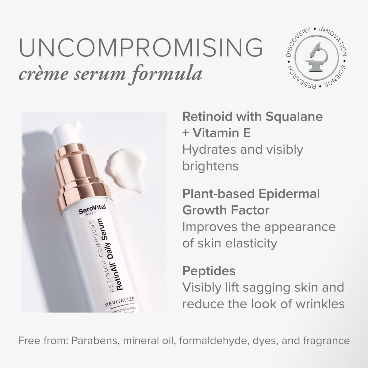 SeroVital Beauty RetinAll Daily Serum – Redefining Retinol – Retinoid Skin Serum – Anti Wrinkle Face Serum for Women, 1 oz - FENGGESTORE20