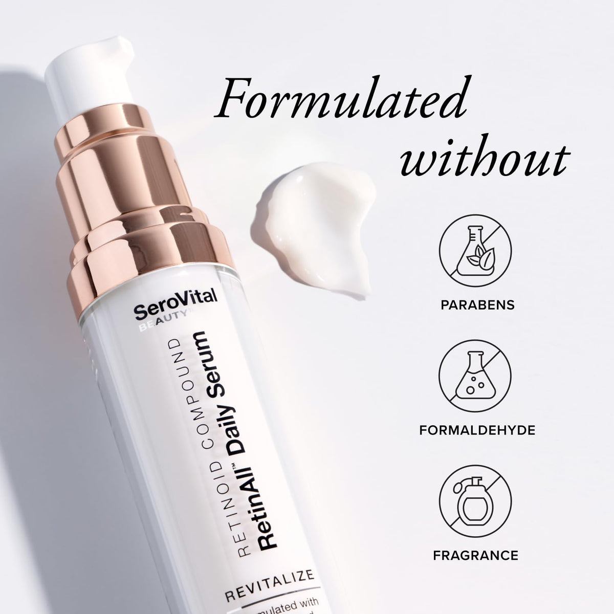 SeroVital Beauty RetinAll Daily Serum – Redefining Retinol – Retinoid Skin Serum – Anti Wrinkle Face Serum for Women, 1 oz - FENGGESTORE20