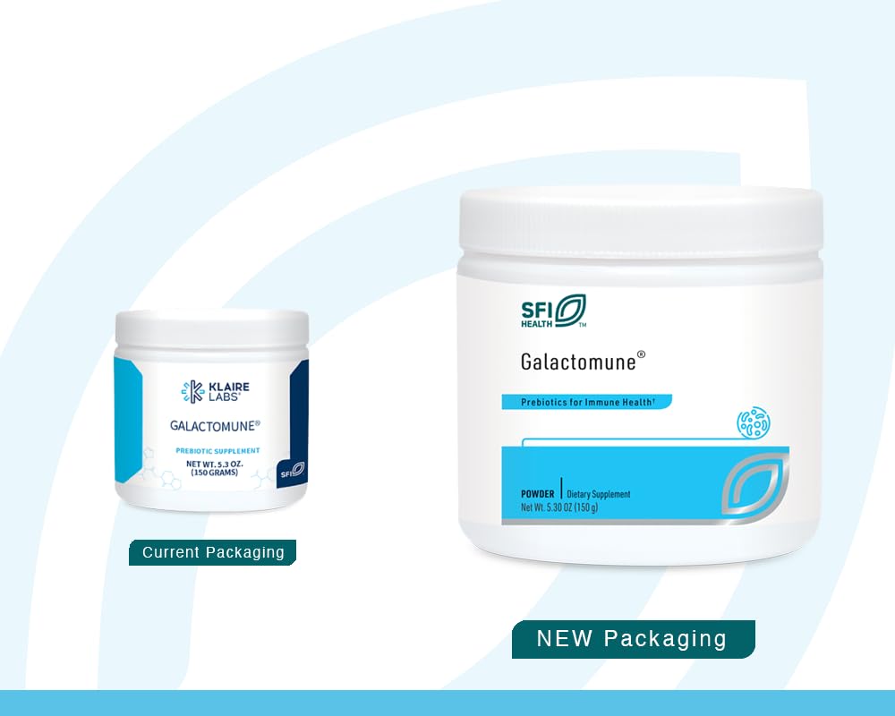 SFI Health Klaire Labs Galactomune Powder - Prebiotic Beta-Glucan & Galactooligosaccharides Immune Support (30 Servings, 150 Grams) - FENGGESTORE20