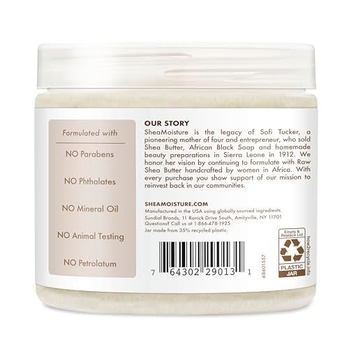 SheaMoisture for Dry Skin Nourishing Hydration 100% Extra Virgin Coconut Oil Soften and Restore Skin and Hair 14.5 oz - FENGGESTORE20