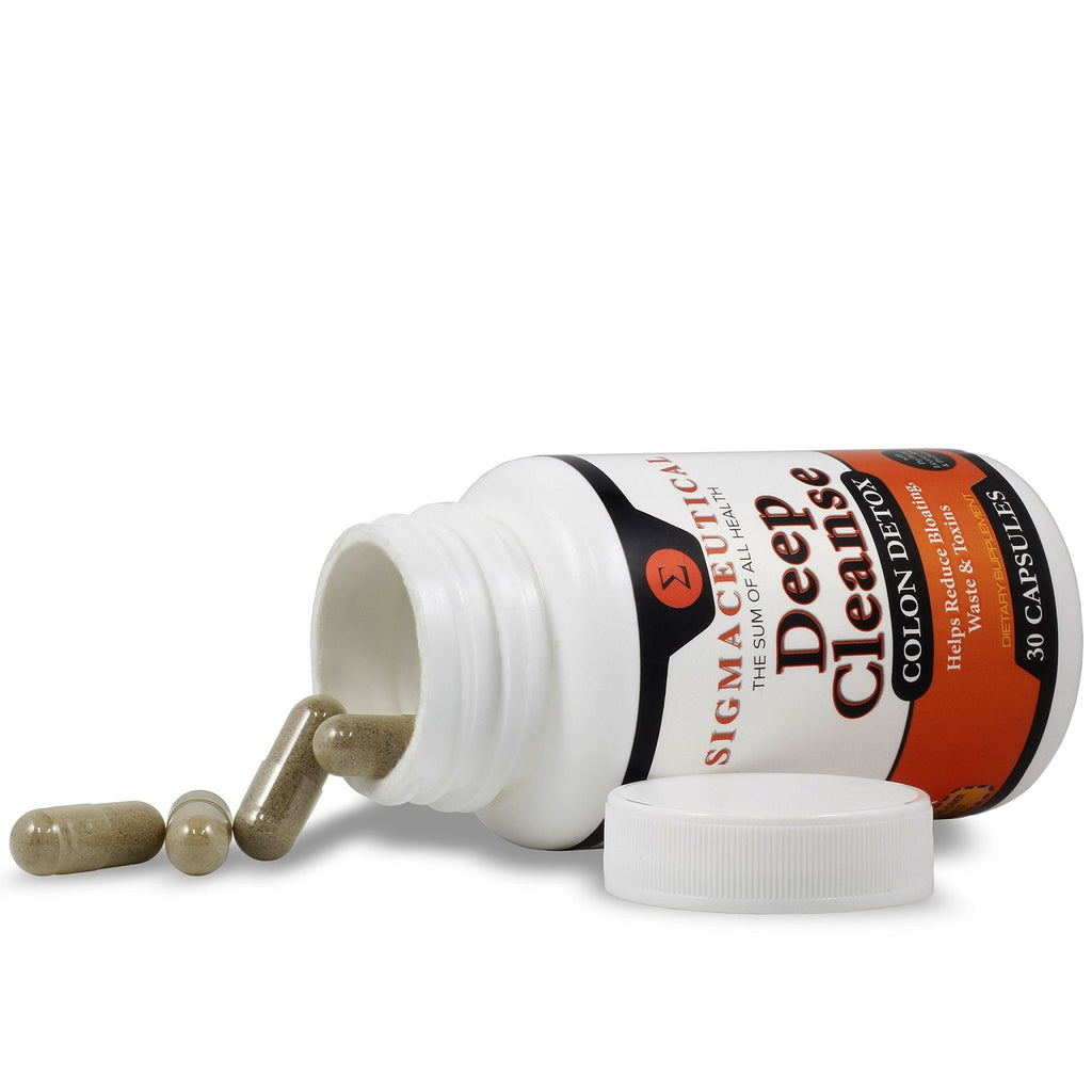 Sigmaceutical 1 Day Colon Cleanse - Detox Cleanse - Bowel Cleanse & Laxative - Bowel Detox - Colon Cleanser & Detox - 30 Capsules - FENGGESTORE20