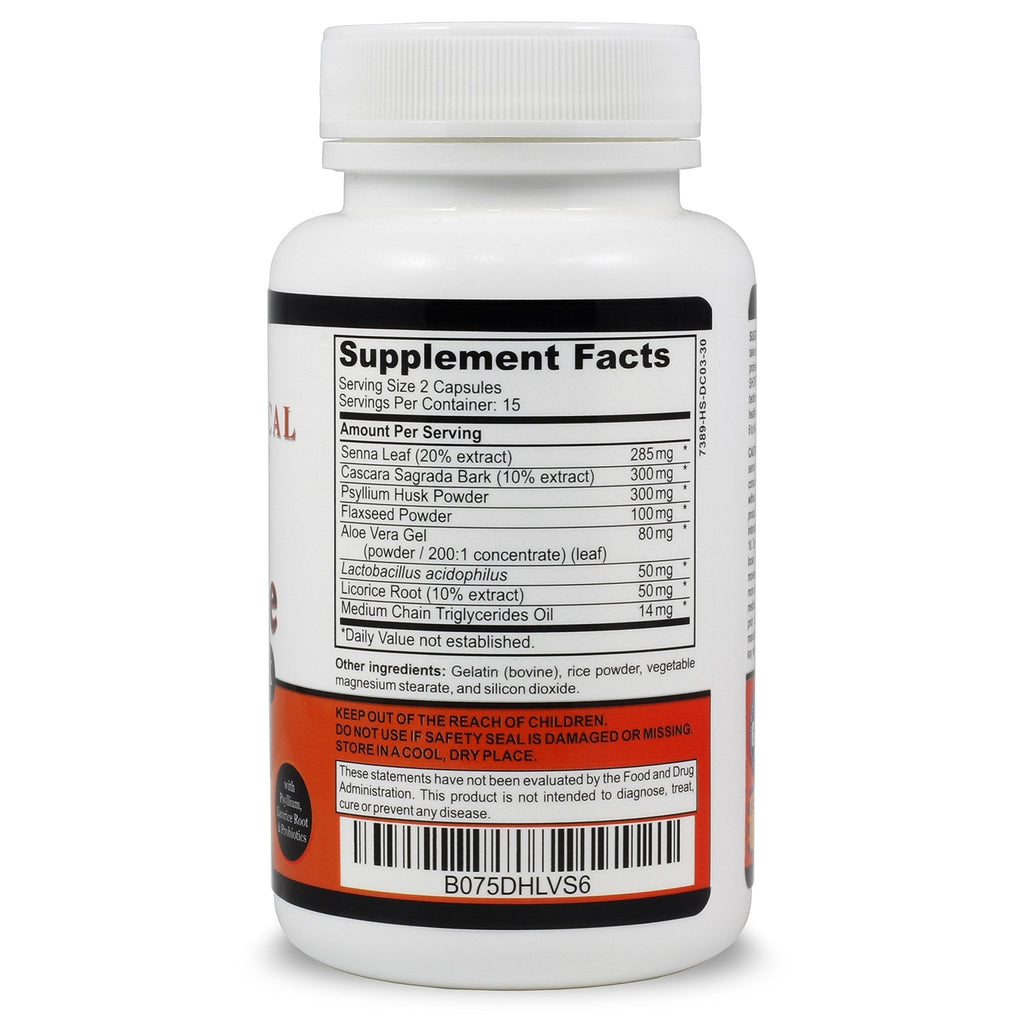 Sigmaceutical 1 Day Colon Cleanse - Detox Cleanse - Bowel Cleanse & Laxative - Bowel Detox - Colon Cleanser & Detox - 30 Capsules - FENGGESTORE20
