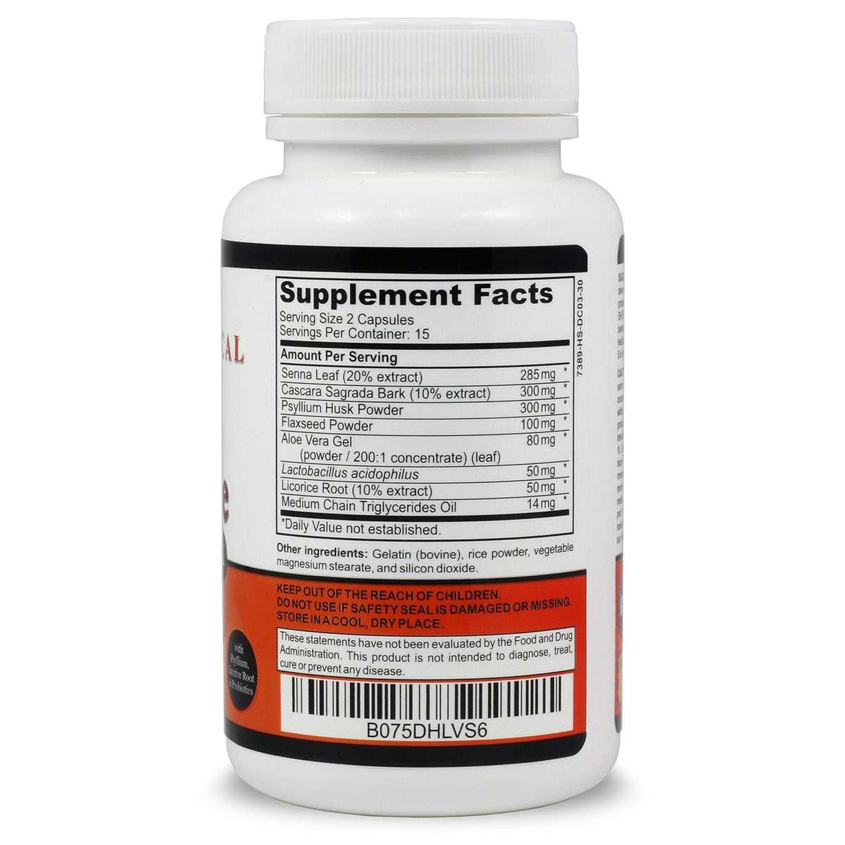 Sigmaceutical 1 Day Colon Cleanse - Detox Cleanse - Bowel Cleanse & Laxative - Bowel Detox - Colon Cleanser & Detox - 30 Capsules - FENGGESTORE20