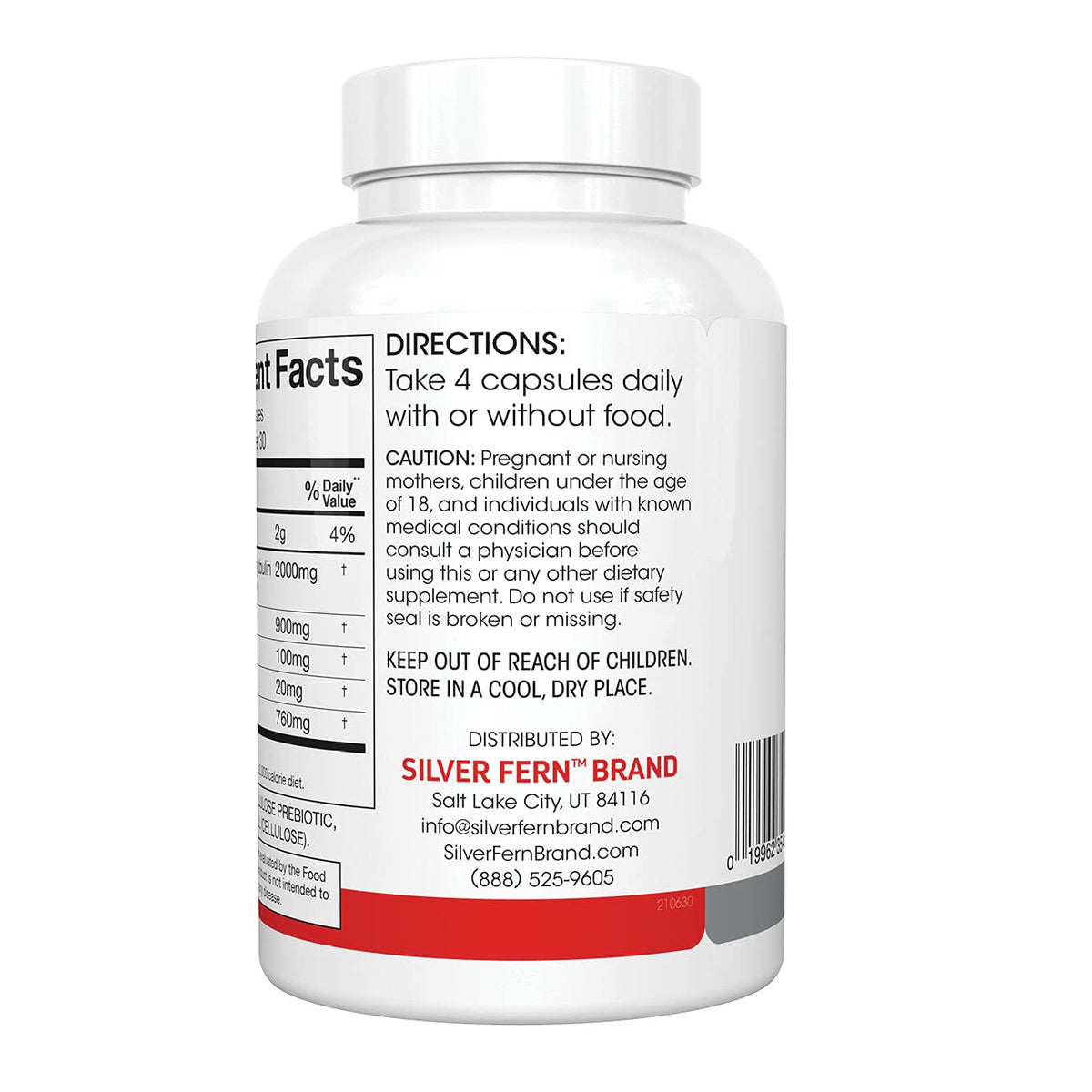 Silver Fern Cleanse - Daily Gut - 1 Bottle - 120 Capsules - 30 Day Supply - Immunoglobulin G, A & M -(IgG, IGA, IgM) - Postbiotic - FENGGESTORE20