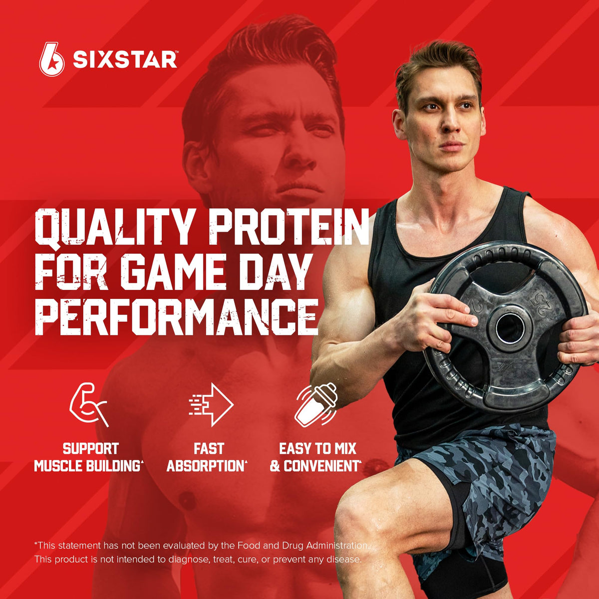 Six Star Whey Protein Powder Whey Protein Plus | Whey Protein Isolate & Peptides | Lean Protein Powder for Muscle Gain | Muscle Builder for Men & Women - FENGGESTORE20
