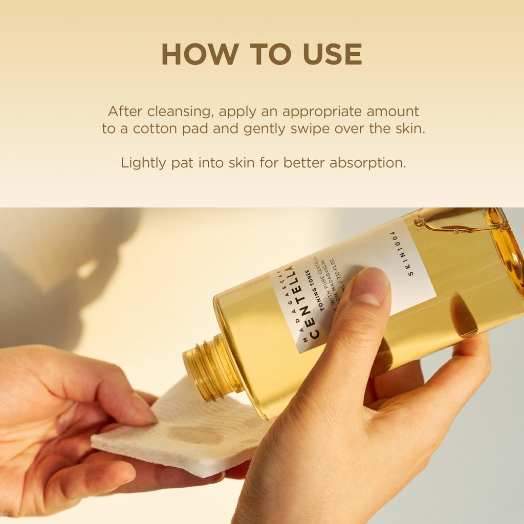 SKIN1004 Centella Toning Toner 7.10 fl.oz, 210ml, Korean Face Toner with Madagascar Centella Asiatica & Hyaluronic Acid for Hydrating - FENGGESTORE20