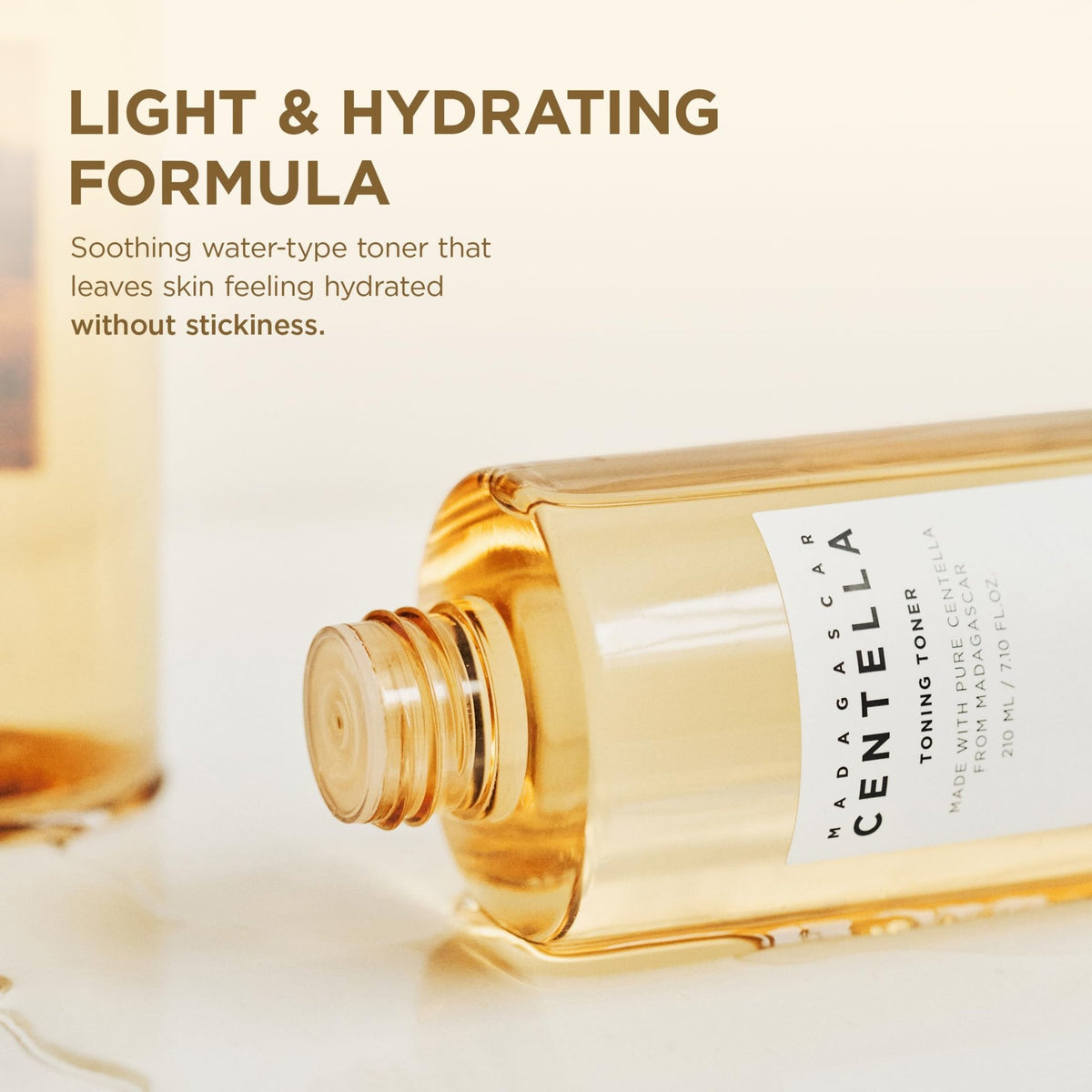 SKIN1004 Centella Toning Toner 7.10 fl.oz, 210ml, Korean Face Toner with Madagascar Centella Asiatica & Hyaluronic Acid for Hydrating - FENGGESTORE20
