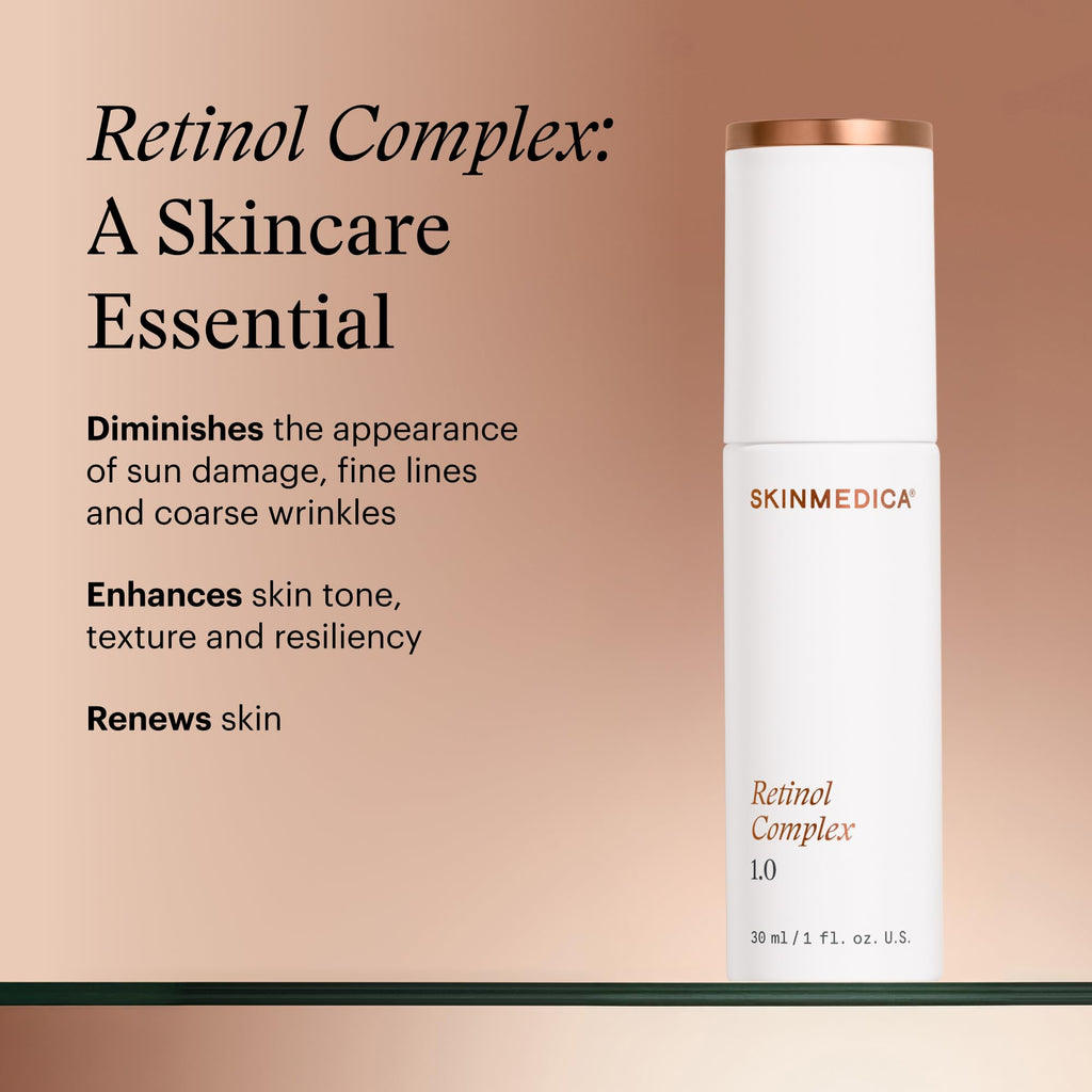SkinMedica Retinol Serum 1.0 Complex - Serum for Face, Age-Defying Advanced Retinol Cream That Renews Skin and Diminishes - FENGGESTORE20