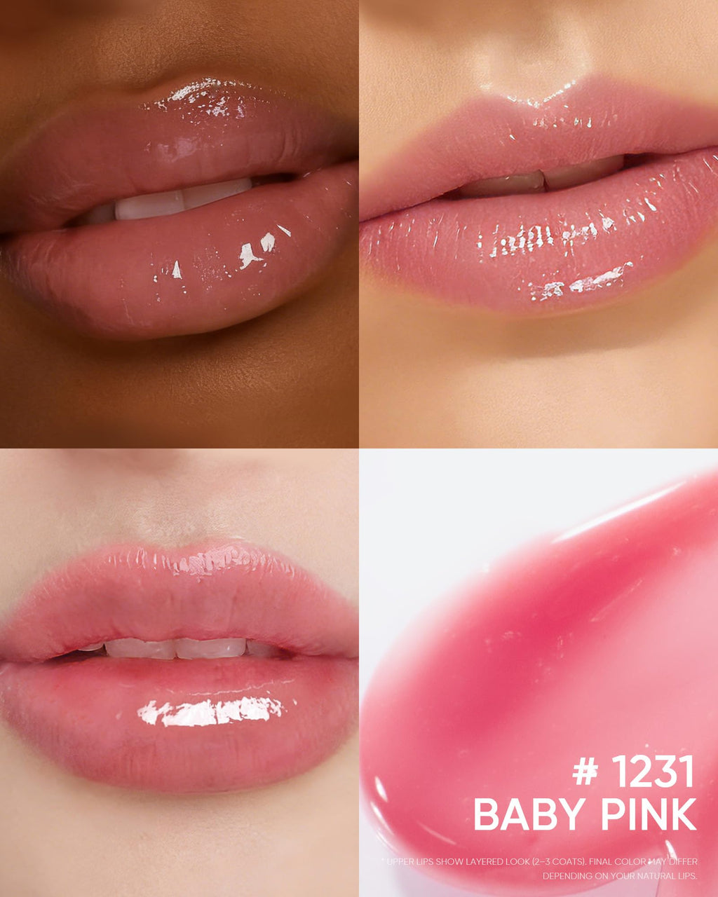 SKINTIFIC Peptide Brightening Lip Serum, Hydrating & Plumping Tinted Lip Gloss, Moisturizing Lip Balm with Polypeptides - FENGGESTORE20