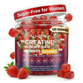 Slsomu Creatine Gummies for Women, 5000mg Pre-Workout Muscle Strength & Energy Support, 0 Sugar Creatine Gummy with L-Taurine, Zinc - FENGGESTORE20