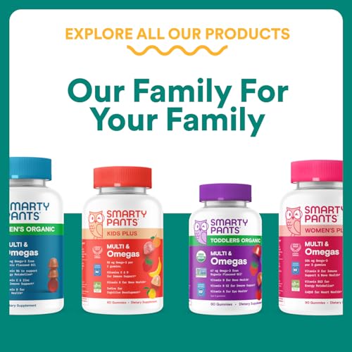 SmartyPants Prenatal Multivitamin Gummies with Omega 3 DHA/EPA, Methylfolate, Biotin, Vitamins D3, C, B12, B6, A, K, and Zinc, Gluten Free, Clean Label - FENGGESTORE20