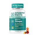 SmartyPants Prenatal Multivitamin Gummies with Omega 3 DHA/EPA, Methylfolate, Biotin, Vitamins D3, C, B12, B6, A, K, and Zinc, Gluten Free, Clean Label - FENGGESTORE20