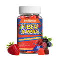 SmildeHeal Fiber Gummies, Dietary Fiber, for Women and Men, Gut Health Support, Non-GMOs, Non-Gluten, Vegan, Mixed Berry and Strawberry Flavor, 60 Count Gummies - FENGGESTORE20