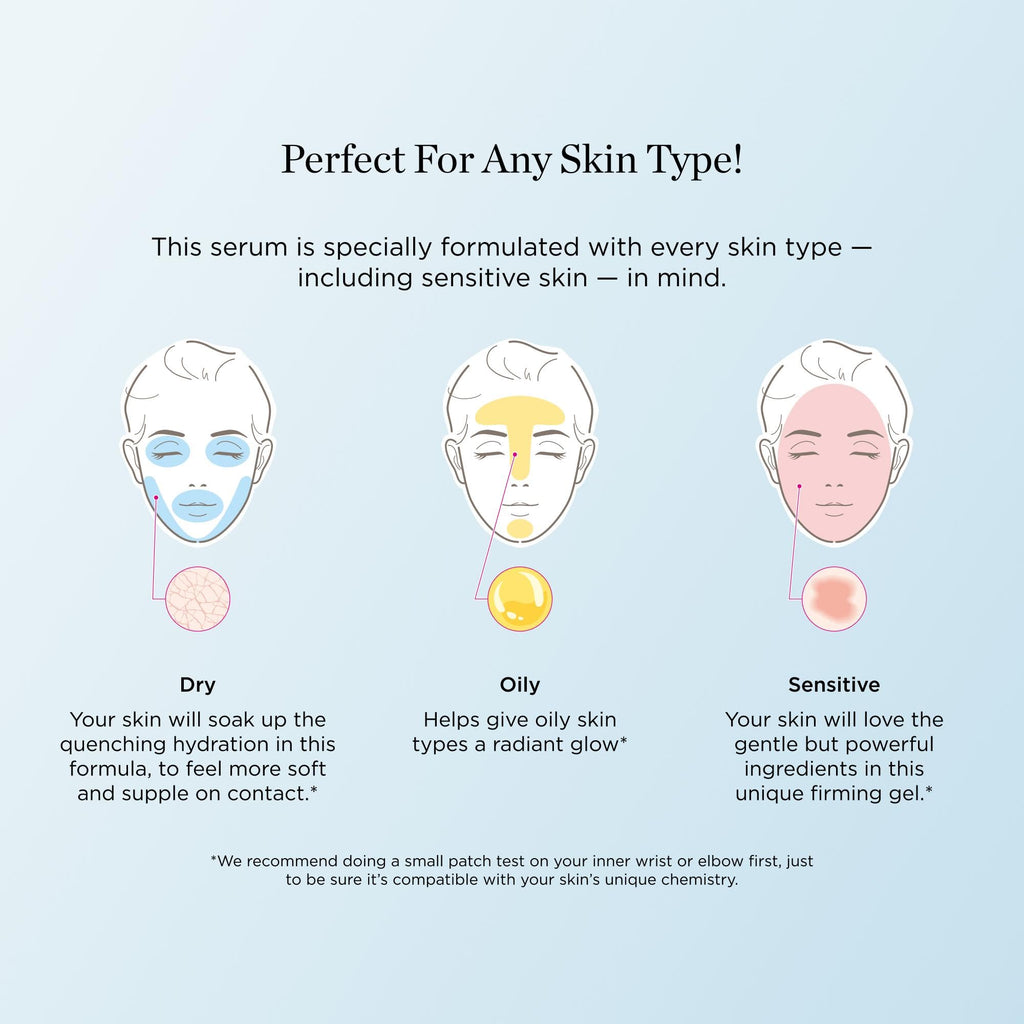 Smooth + Firm Copper Peptide Concentrate Serum for Aging Skin, Plumping Niacinamide for Tightening & Brightening, Helps Improve Elasticity, Hyperpigmentation & Dark Spots, Water Based, 1.18 Fl Oz - FENGGESTORE20