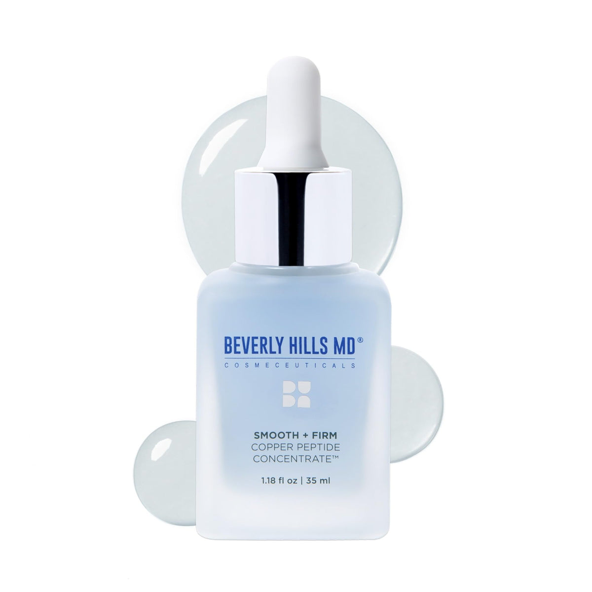 Smooth + Firm Copper Peptide Concentrate Serum for Aging Skin, Plumping Niacinamide for Tightening & Brightening, Helps Improve Elasticity, Hyperpigmentation & Dark Spots, Water Based, 1.18 Fl Oz - FENGGESTORE20