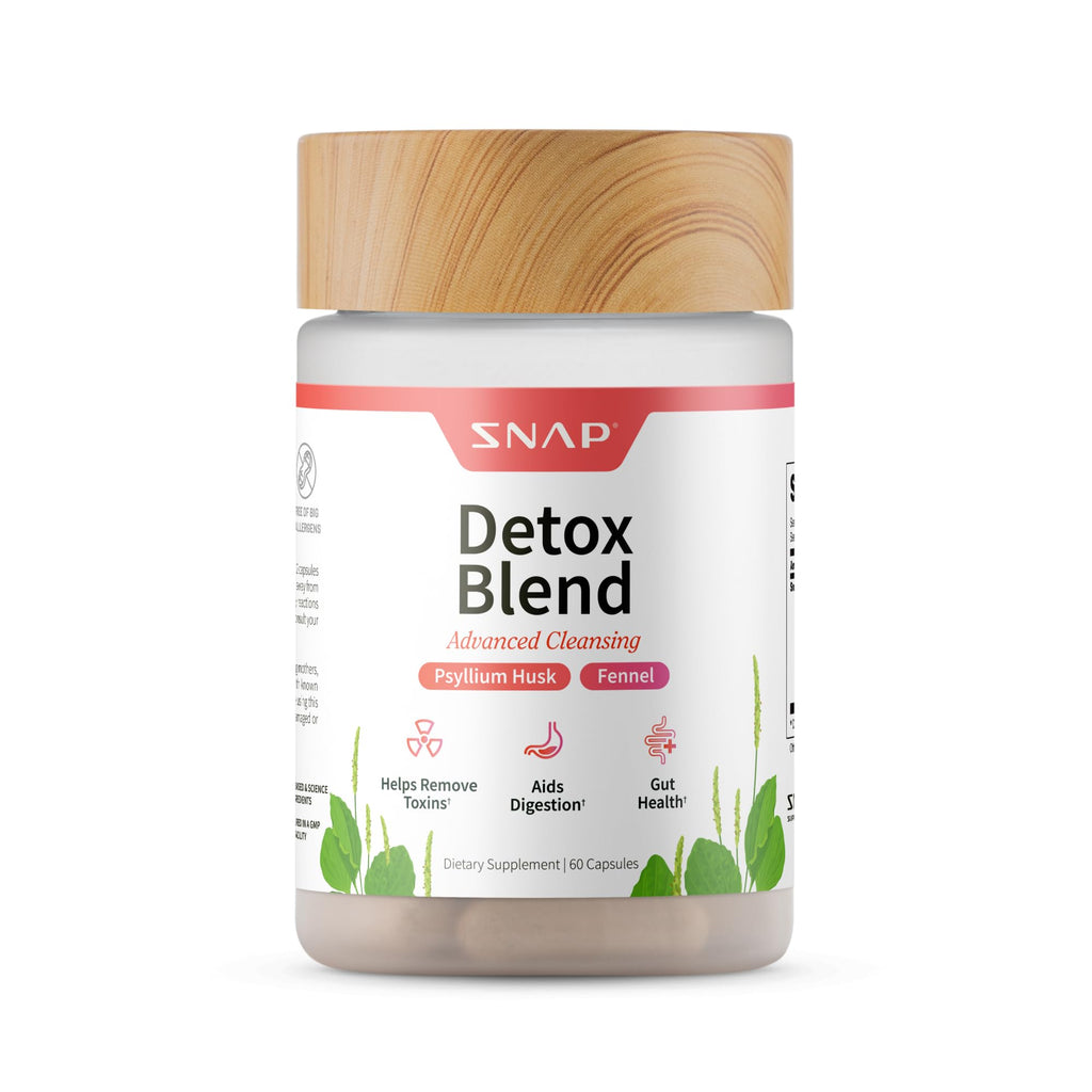 Snap Supplements Detox Cleanse Capsules - Advanced Blend for Full Body Detox & Cleanse, Flush Out Toxins, Improve Digestion & Gut Health - FENGGESTORE20