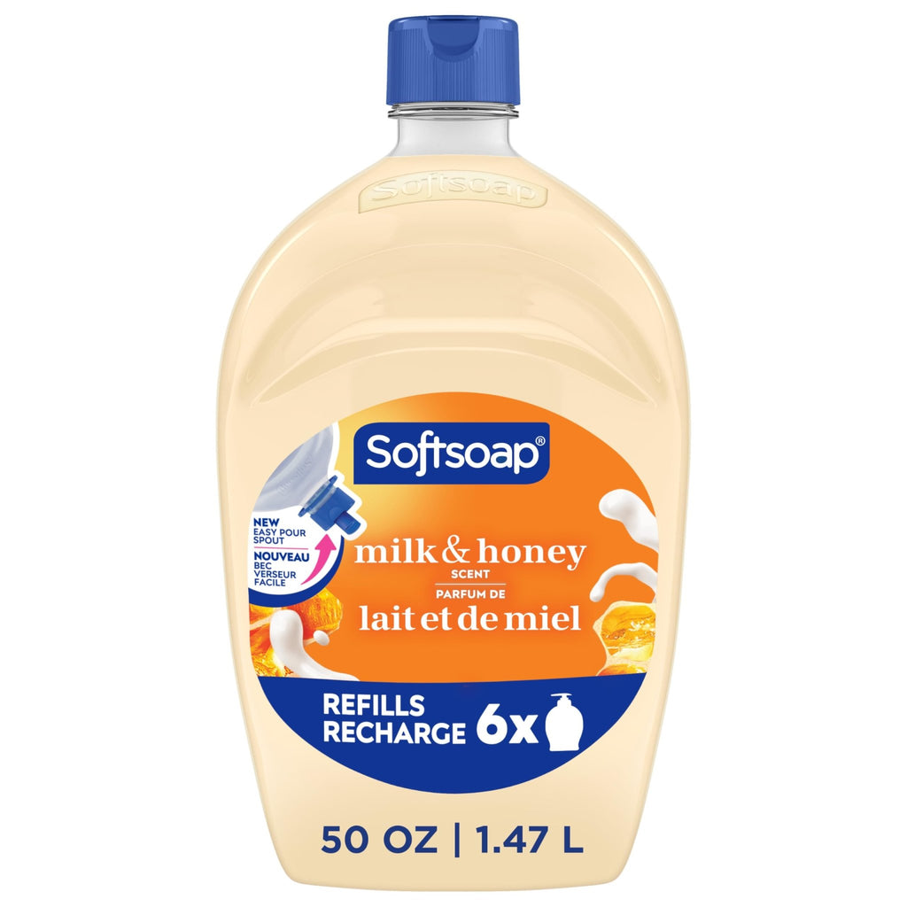Softsoap Milk & Honey Scented, Liquid Hand Soap Refill, 50 Ounce - FENGGESTORE20