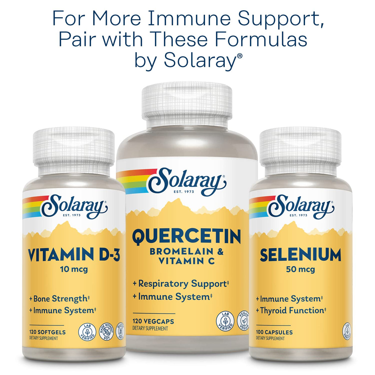 Solaray Zinc 50mg Immune Support Capsules, 100 Count, Vegan, Pumpkin Seed - FENGGESTORE20
