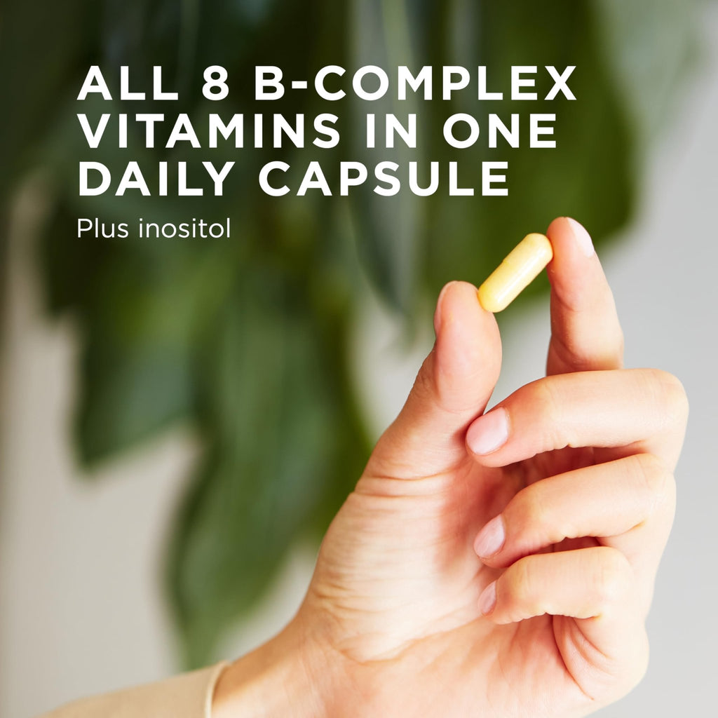 Solgar B-Complex "100", 100 Vegetable Capsules - Nervous System Support - Supports Energy Metabolism - Non-GMO, Vegan, Gluten Free, - FENGGESTORE20