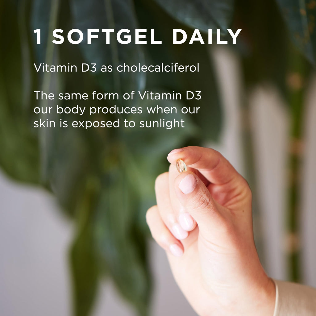 Solgar Vitamin D3 (Cholecalciferol) 250 MCG (10,000 IU), 120 Softgels - Helps Maintain Healthy Bones & Teeth - Immune System Support - FENGGESTORE20