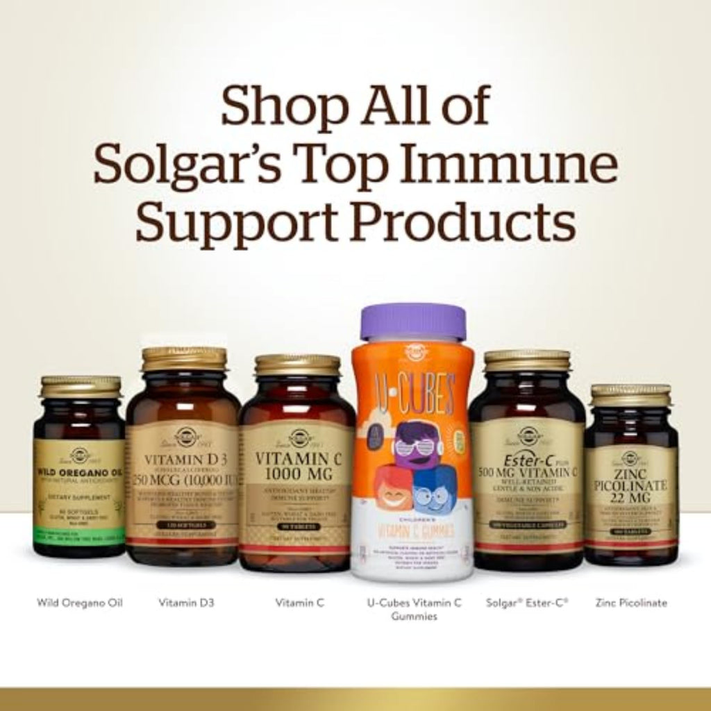 Solgar Zinc Picolinate 22 mg, 100 Tablets - Promotes Healthy Skin - Supports Immune System, Normal Taste & Vision - Antioxidant – Non-GMO, Vegan - FENGGESTORE20