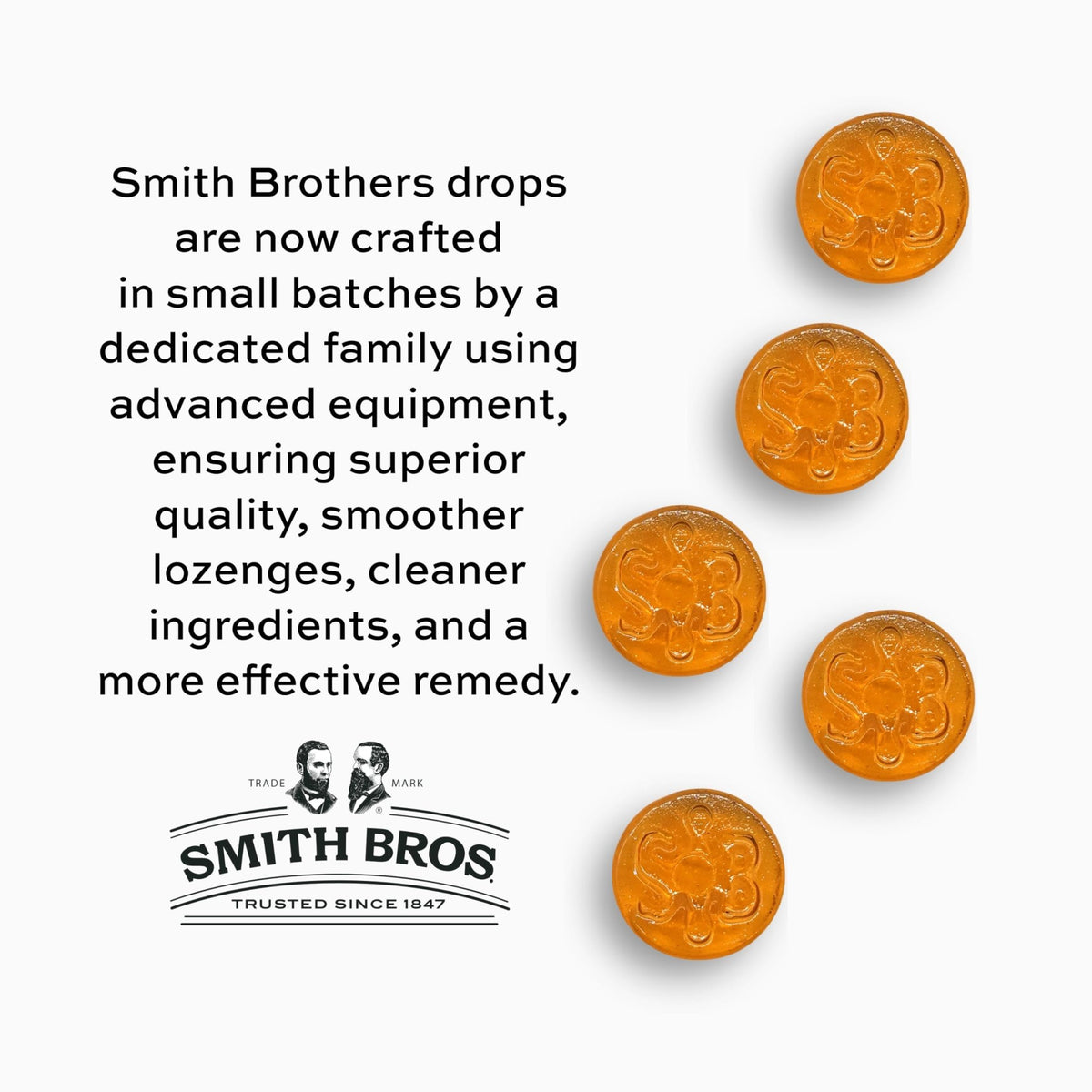 Sore Throat Lozenges with Pectin by Smith Brothers (Warming Apple Pie, 90 Count): Vintage Candy Throat Drops - The Original American Cough Drop - FENGGESTORE20