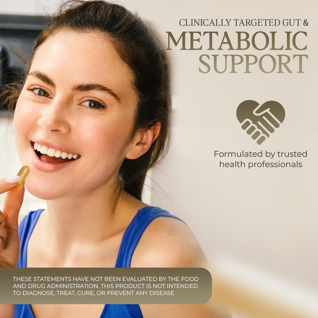 SORELLE SHOPPE Akkermansia Muciniphila Probiotic + Saffron + B Complex | Core Gut Health & Daily Wellness | Mood & Metabolism Support - FENGGESTORE20