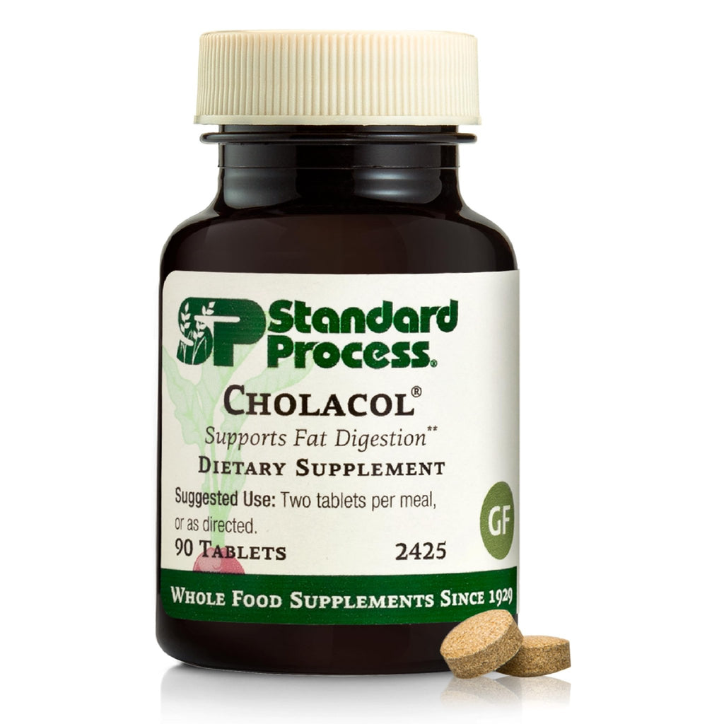 Standard Process Inc. Cholacol - Gallbladder Support Supplement - Fat Digestion Supplement for Digestive Health & Bile Support - FENGGESTORE20