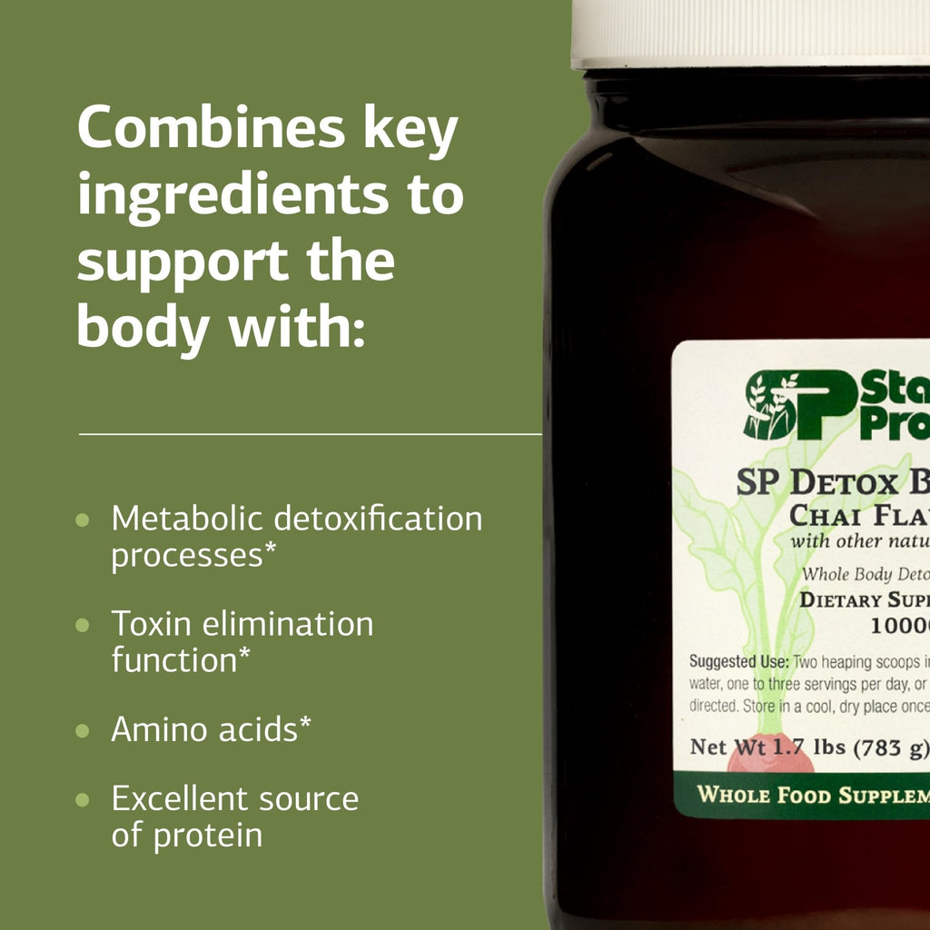 Standard Process SP Detox Balance Chai - Detox Cleanse with Pea Protein, Iron, Magnesium & Choline - Vegan, Non-Dairy & Gluten-Free - 1.7 lb - FENGGESTORE20