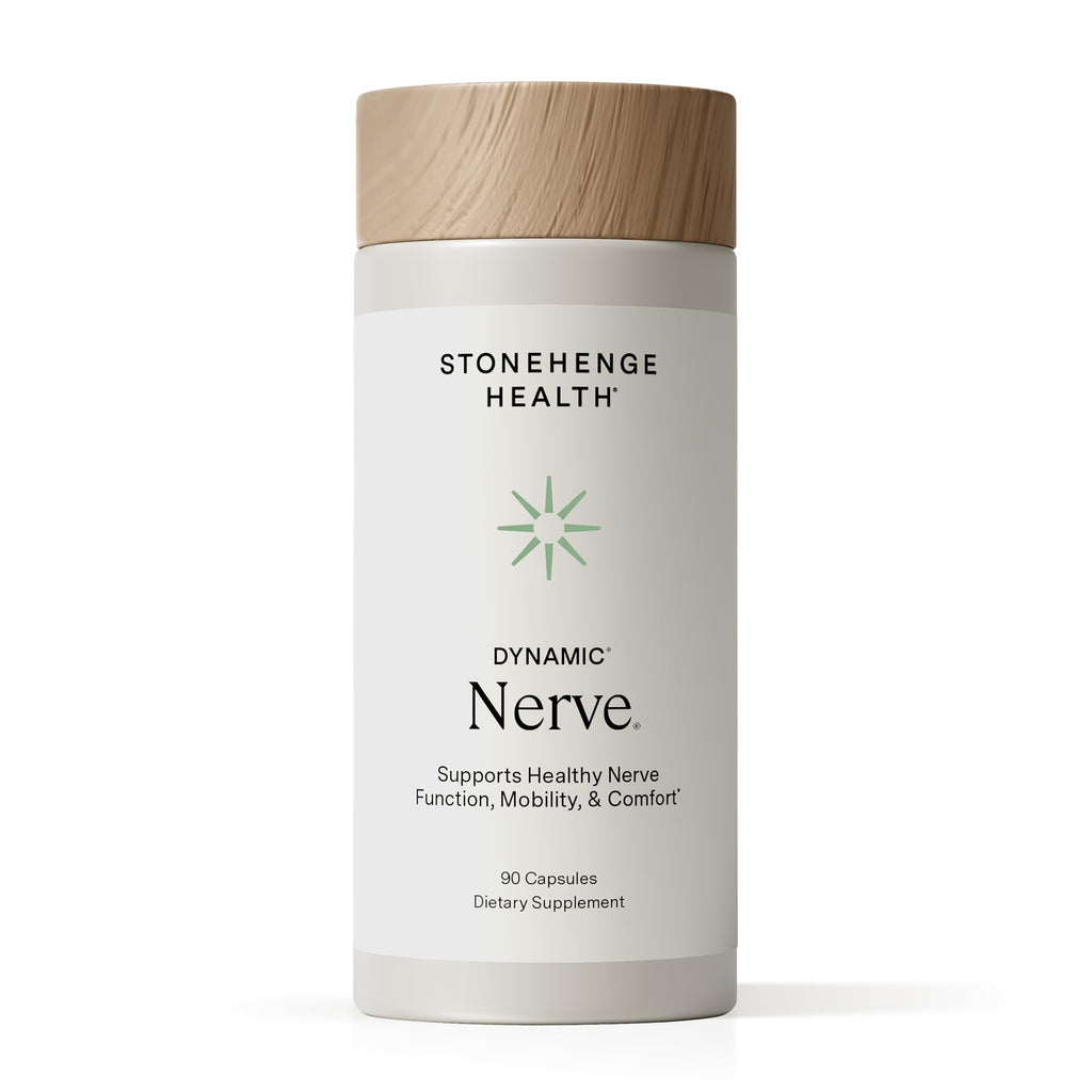 Stonehenge Health Dynamic Nerve Supplement - Supports Nerve Function in Fingers, Toes, Hands, and Feet with Alpha Lipoic Acid ALA, Benfotiamine - FENGGESTORE20