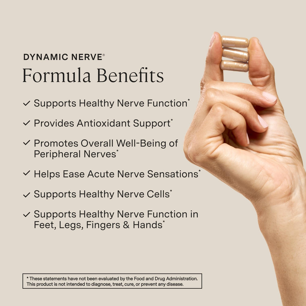 Stonehenge Health Dynamic Nerve Supplement - Supports Nerve Function in Fingers, Toes, Hands, and Feet with Alpha Lipoic Acid ALA, Benfotiamine - FENGGESTORE20