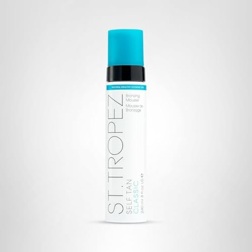 St.Tropez Classic Bronzing Self Tan Mousse for Streak-Free, Golden Tinted, Natural-Looking Tan, 8 Fl Oz - FENGGESTORE20