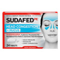 Sudafed PE Head Congestion + Mucus Relief Tablets for Sinus Pressure, Congestion, & Headache, Non-Drowsy Decongestant with Acetaminophen, Guaifenesin & Phenylephrine HCI, 24 ct - FENGGESTORE20