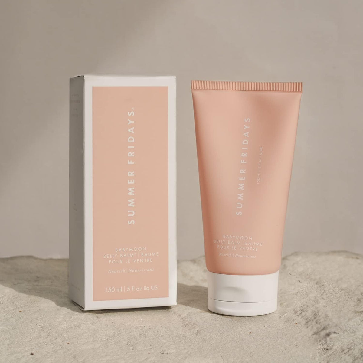 Summer Fridays Babymoon Belly Balm - Nourishing Balm + Body Moisturizer Enriched with Calendula Oil + Vitamin E to Help Reduce - FENGGESTORE20
