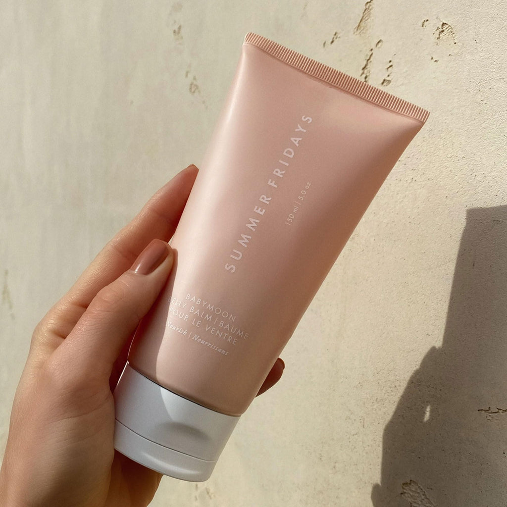 Summer Fridays Babymoon Belly Balm - Nourishing Balm + Body Moisturizer Enriched with Calendula Oil + Vitamin E to Help Reduce - FENGGESTORE20