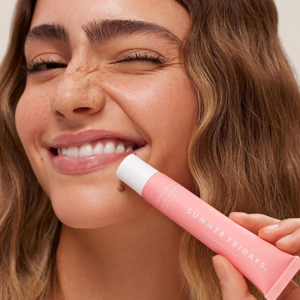 Summer Fridays Tinted Lip Butter Balm - Conditioning Vegan Lip Balm for Instant Moisture - FENGGESTORE20