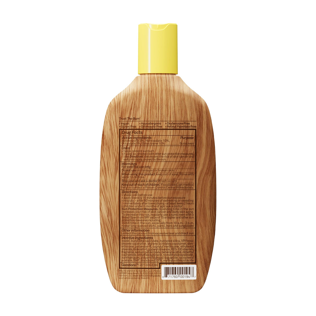 Sun Bum Original SPF 50 Sunscreen Body Lotion - Broad Spectrum Moisturizing Sunscreen - FENGGESTORE20
