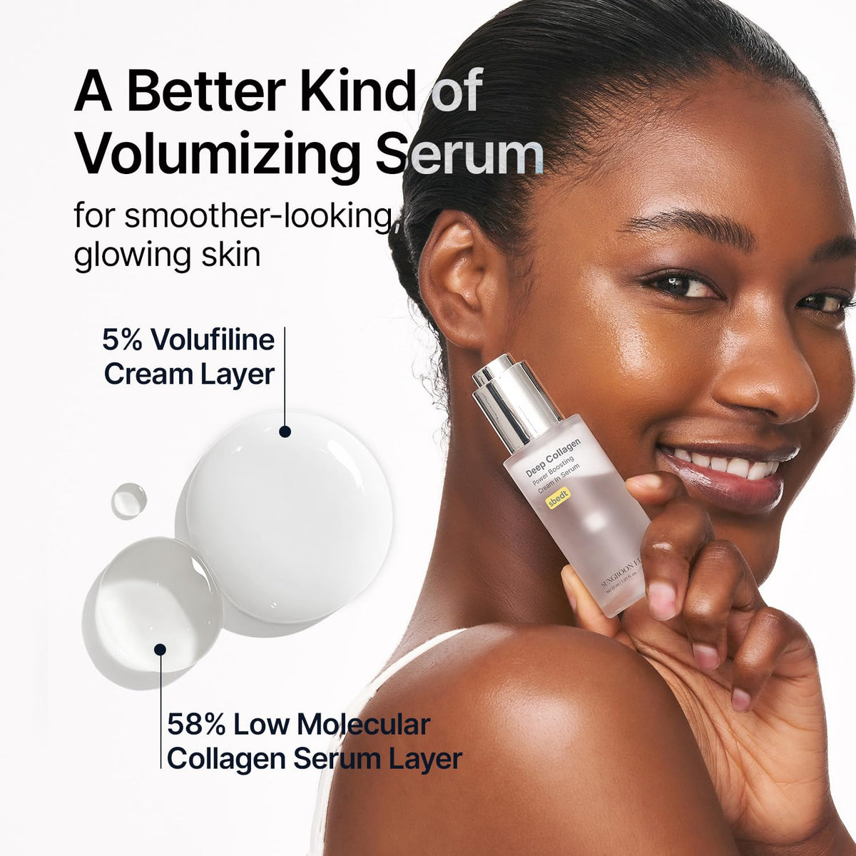 SUNGBOON EDITOR Deep Collagen Serum | 5% Volufiline + 58% Low Molecular Collagen - FENGGESTORE20
