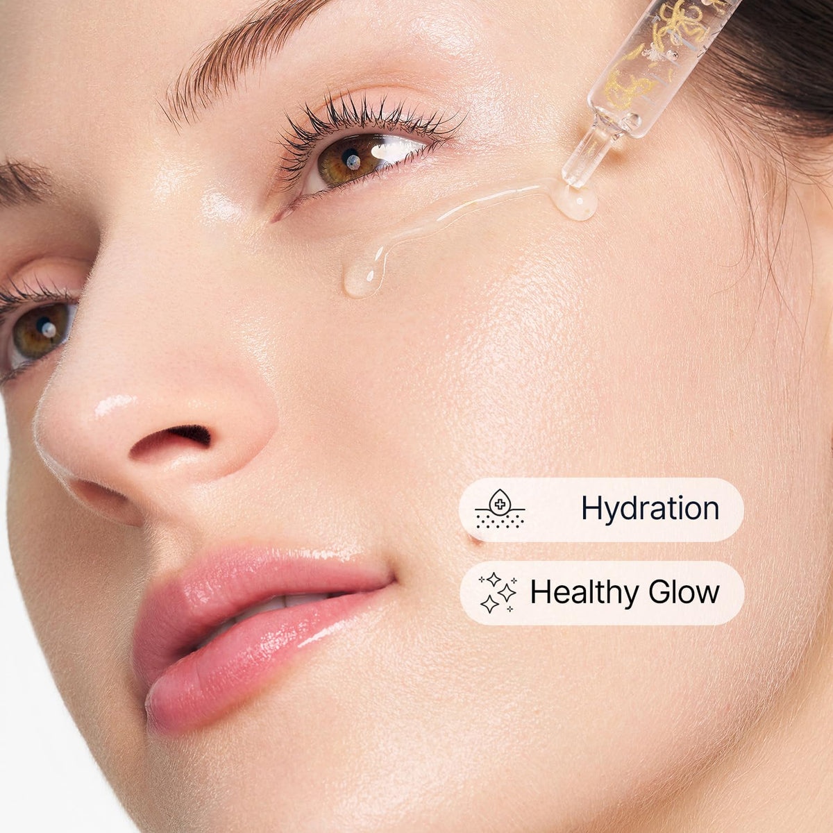SUNGBOON EDITOR Glow Intensive Silk Peptide Ampoule, Copper Peptides Serum for Face with Collagen & Multi Peptides - FENGGESTORE20
