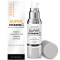 Super Vitamin C Face Serum for Mature Skin: Hydrating Brightening Formula - Vitamin C, Hyaluronic Acid, Vitamin E, Caffeine - FENGGESTORE20
