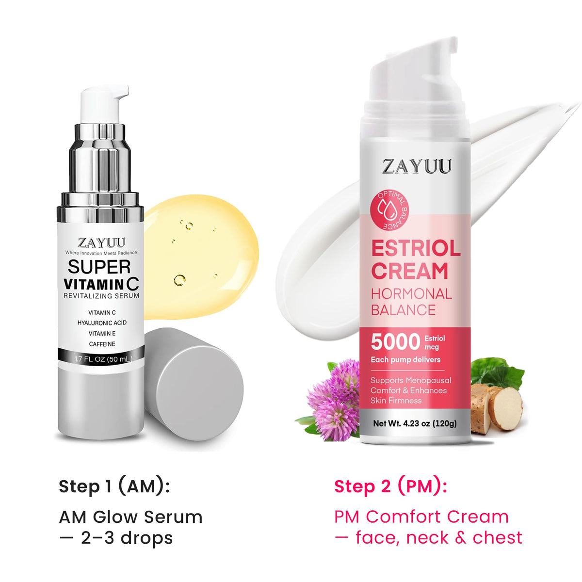 Super Vitamin C Face Serum for Mature Skin: Hydrating Brightening Formula - Vitamin C, Hyaluronic Acid, Vitamin E, Caffeine - FENGGESTORE20