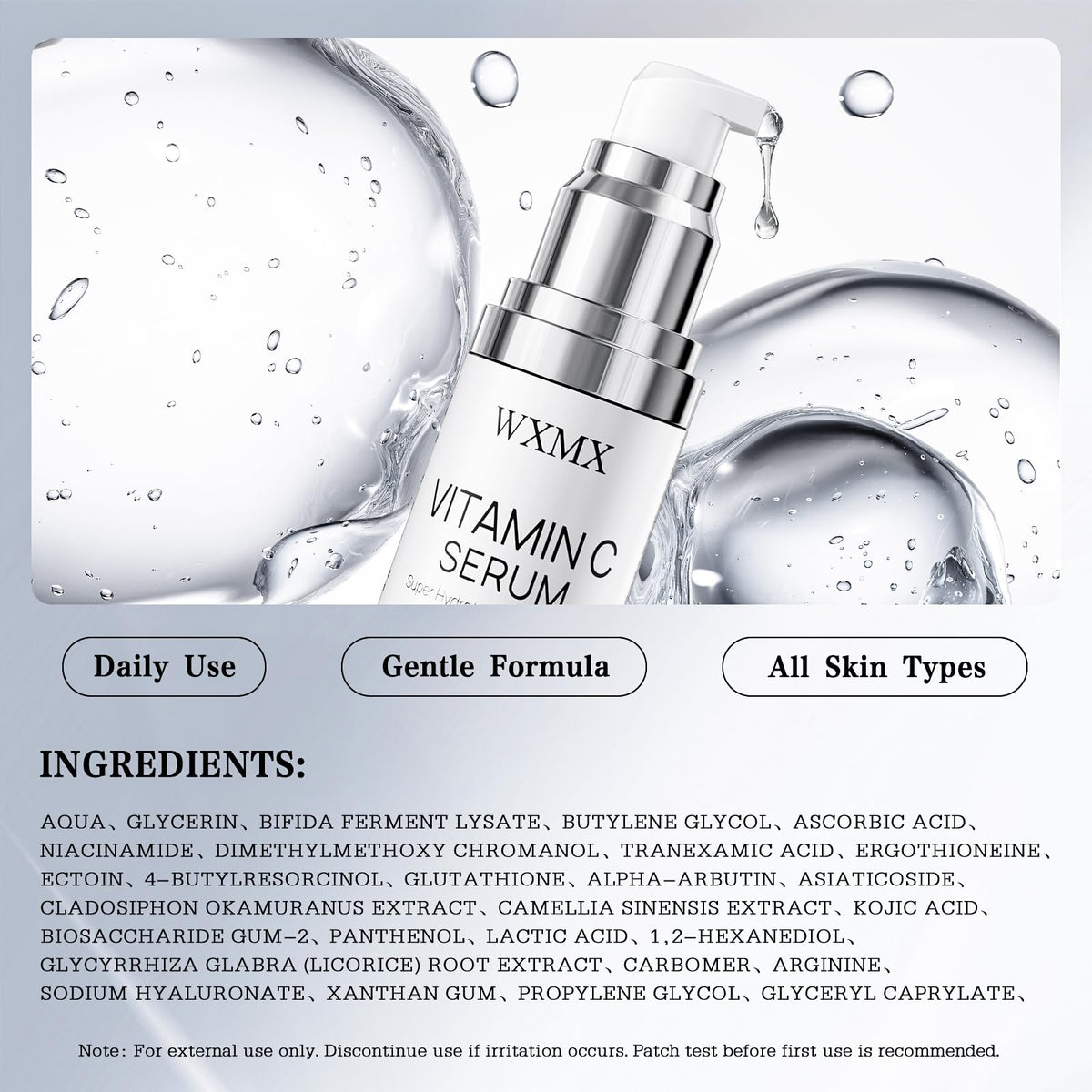Super Vitamin C Serum for Face: All-in-One Hydrating Anti-Aging Formula by Vitamin C, Hyaluronic Acid, Caffeine-Firming, Lifting, Targets Dark Spots, - FENGGESTORE20