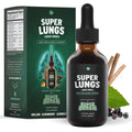 SuperBonsai Super Lungs Mullein Drops – Herbal Lung Support Tincture with Mullein Leaf Extract Elderberry Reishi Marshmallow Root - FENGGESTORE20