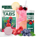 Superfood Tabs Detox Cleanse Drink - Fizzy Nutrition Supplement for Women and Men - Support Healthy Weight - Improve Digestive Health - FENGGESTORE20
