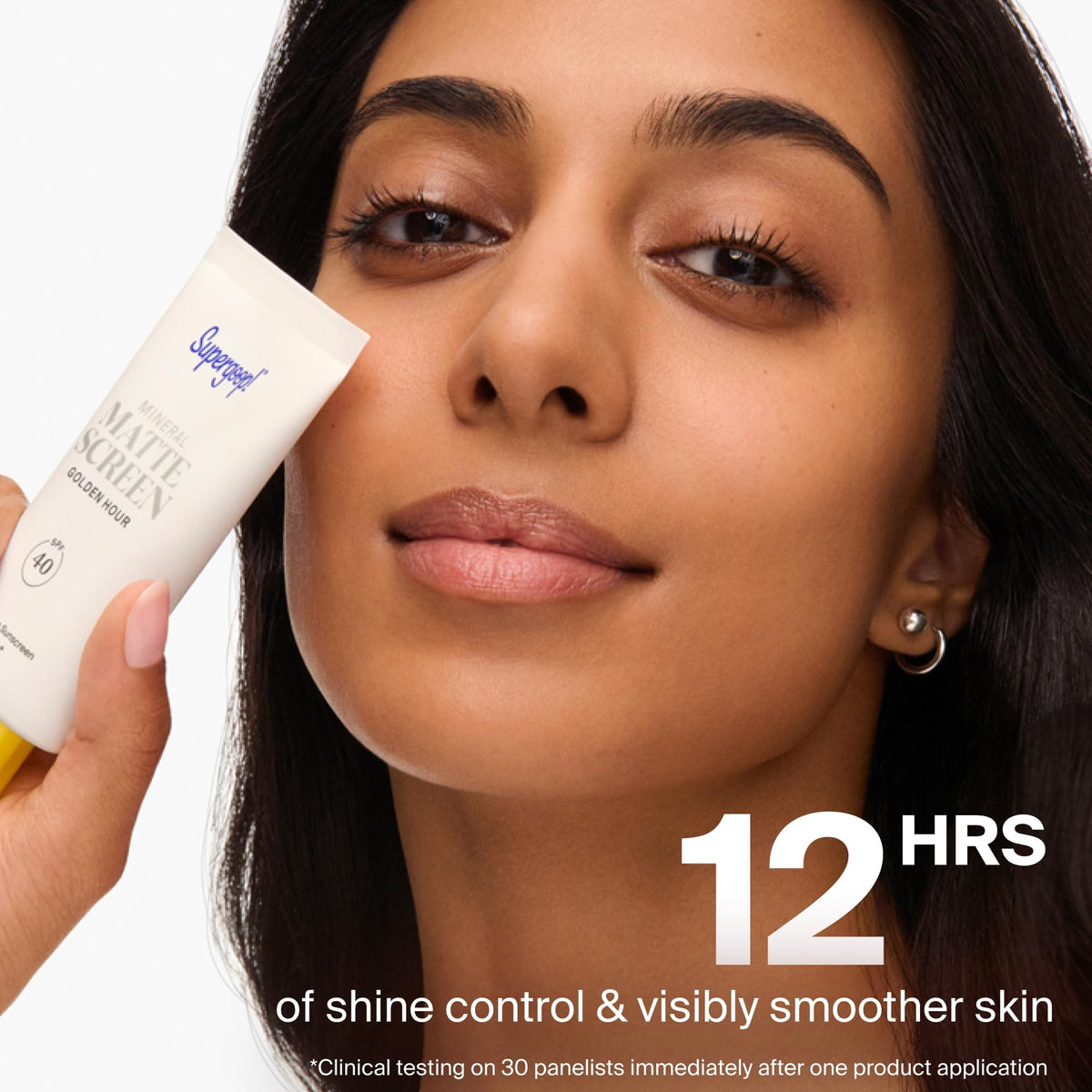 Supergoop! Mineral Mattescreen (SPF 40) - 45 mL - Mineral, Oil-Free Broad Spectrum Sunscreen - Smooths Skin’s Appearance - FENGGESTORE20