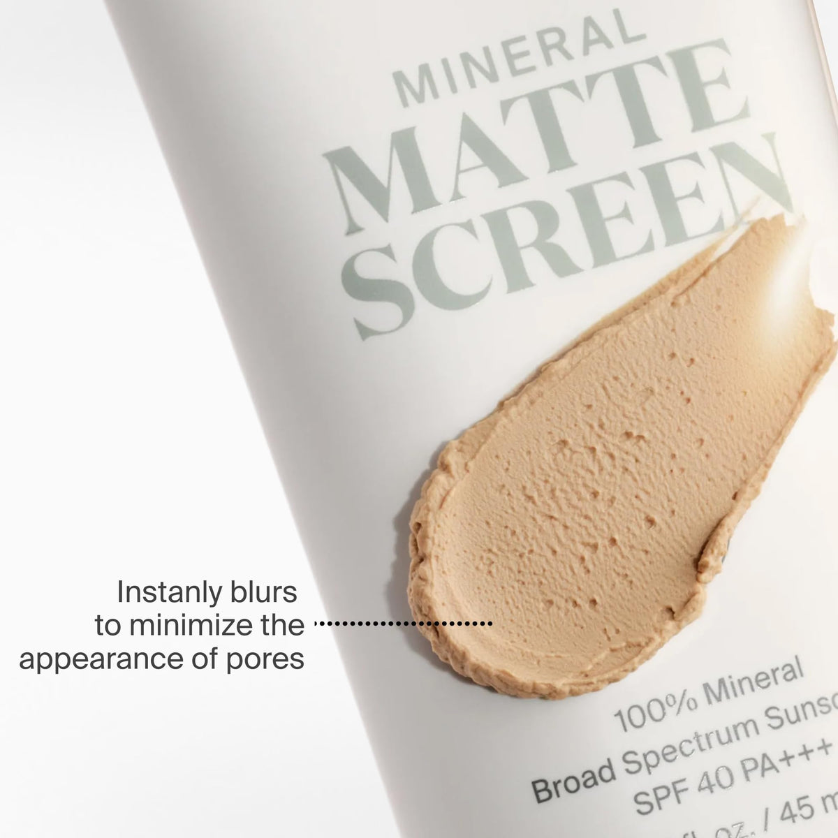 Supergoop! Mineral Mattescreen (SPF 40) - 45 mL - Mineral, Oil-Free Broad Spectrum Sunscreen - Smooths Skin’s Appearance - FENGGESTORE20